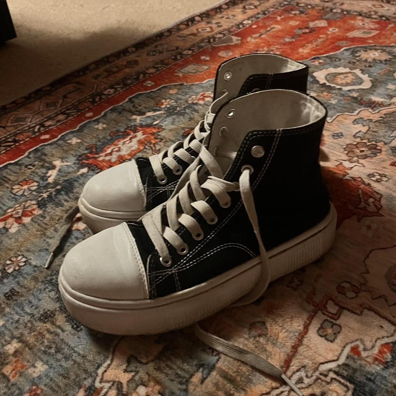 size 6.5 off-brand converse sneakers! i just don't... - Depop