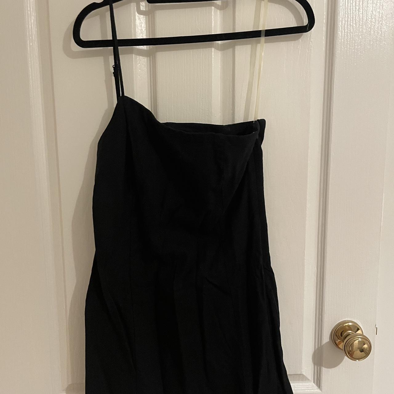 ONE SHOULDER BLACK GLASSONS DRESS - Size 8 $10 AUD - Depop
