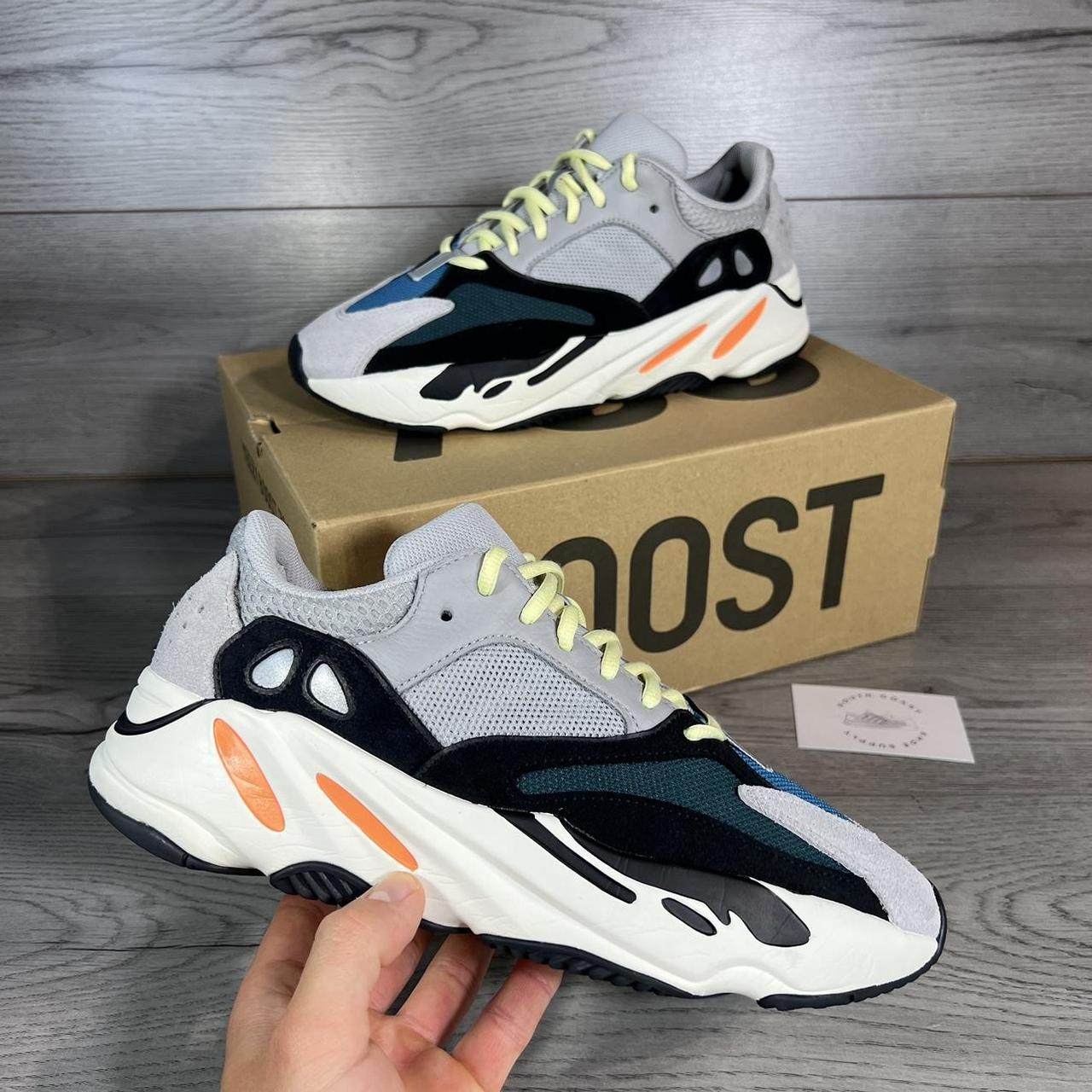 Adidas YEEZY Boost 700 Waverunner - Blue Orange Grey... - Depop