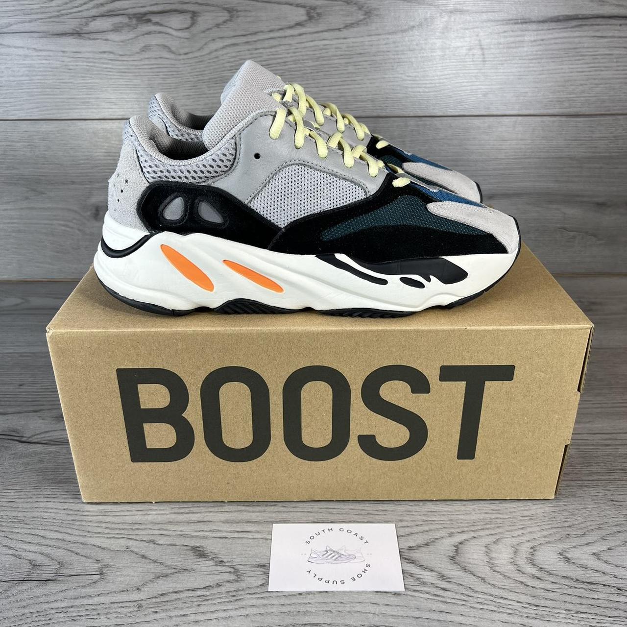 Adidas YEEZY Boost 700 Waverunner - Blue Orange Grey... - Depop