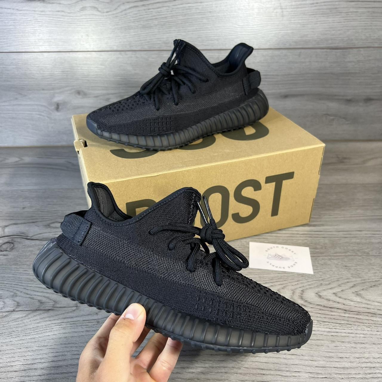 Adidas YEEZY 350 Boost V2 Onyx Triple Black UK6... Depop