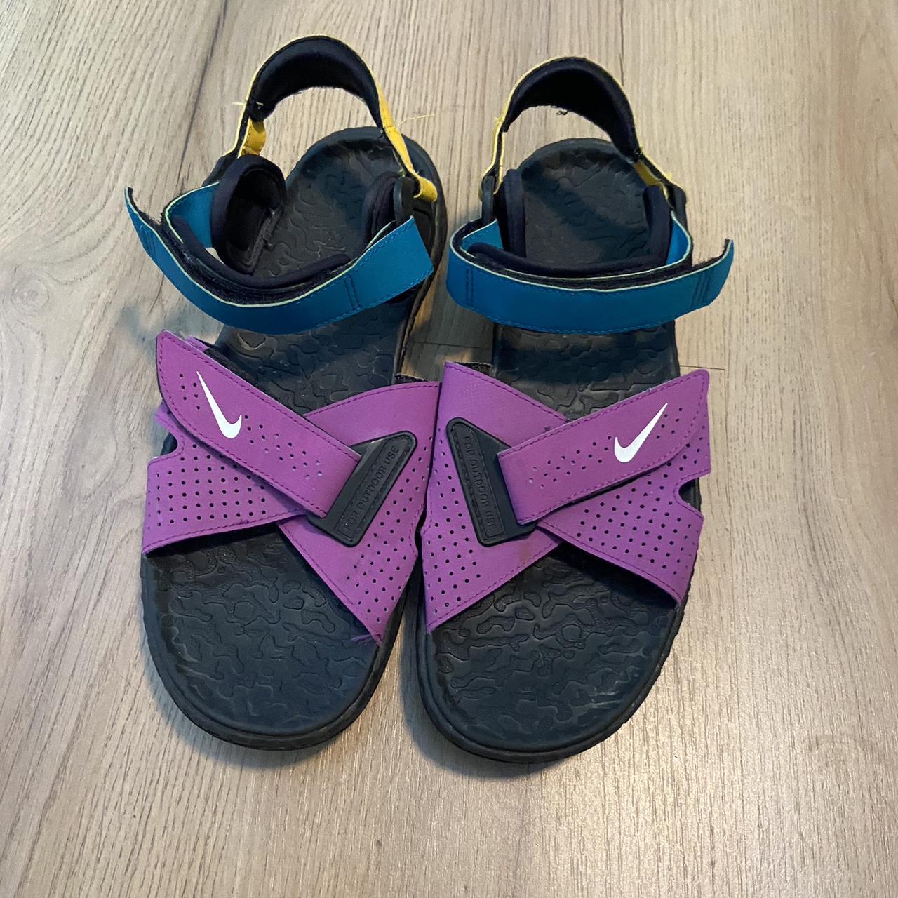 Nike ACG Air Deschutz Black Vivid Purple colorway Depop