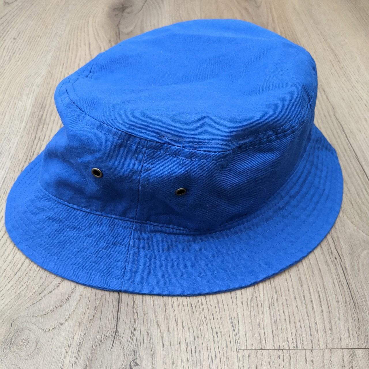 Royal blue bucket hat. tagged XL. Great condition,... - Depop