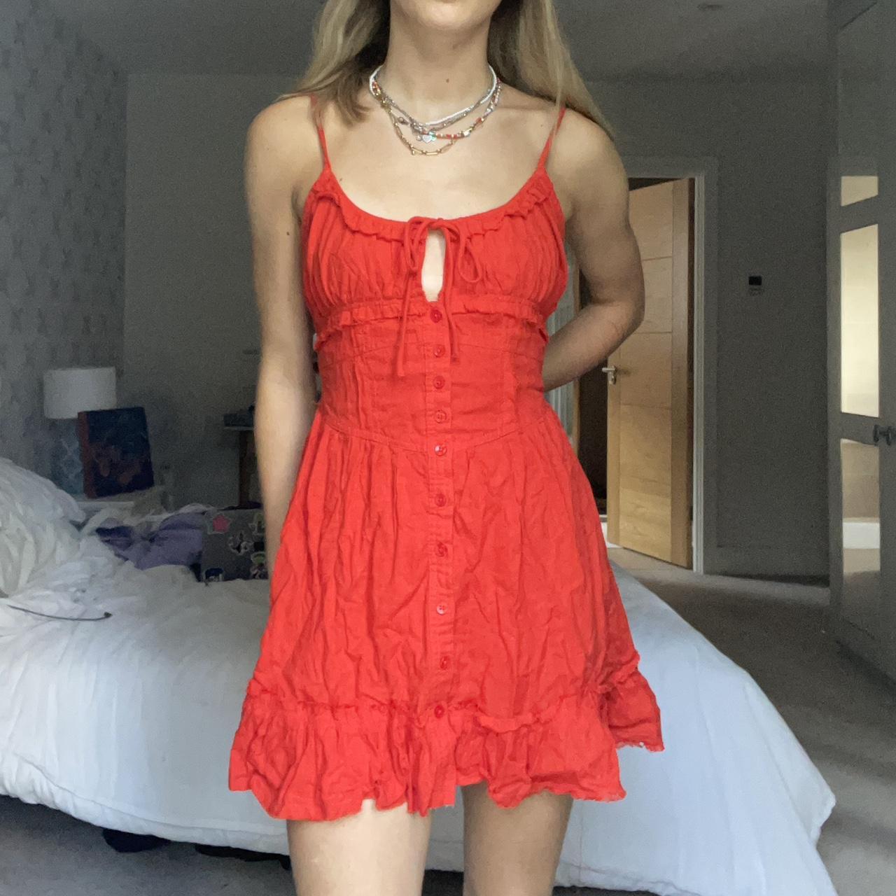 Urban outfitters red dress Size small Perfect for... - Depop