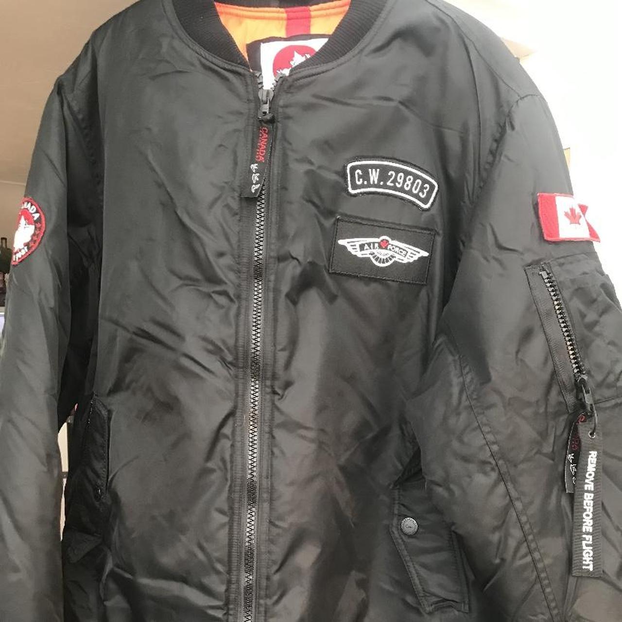 Canada weather gear bomber jacket. Size XL. Great... Depop