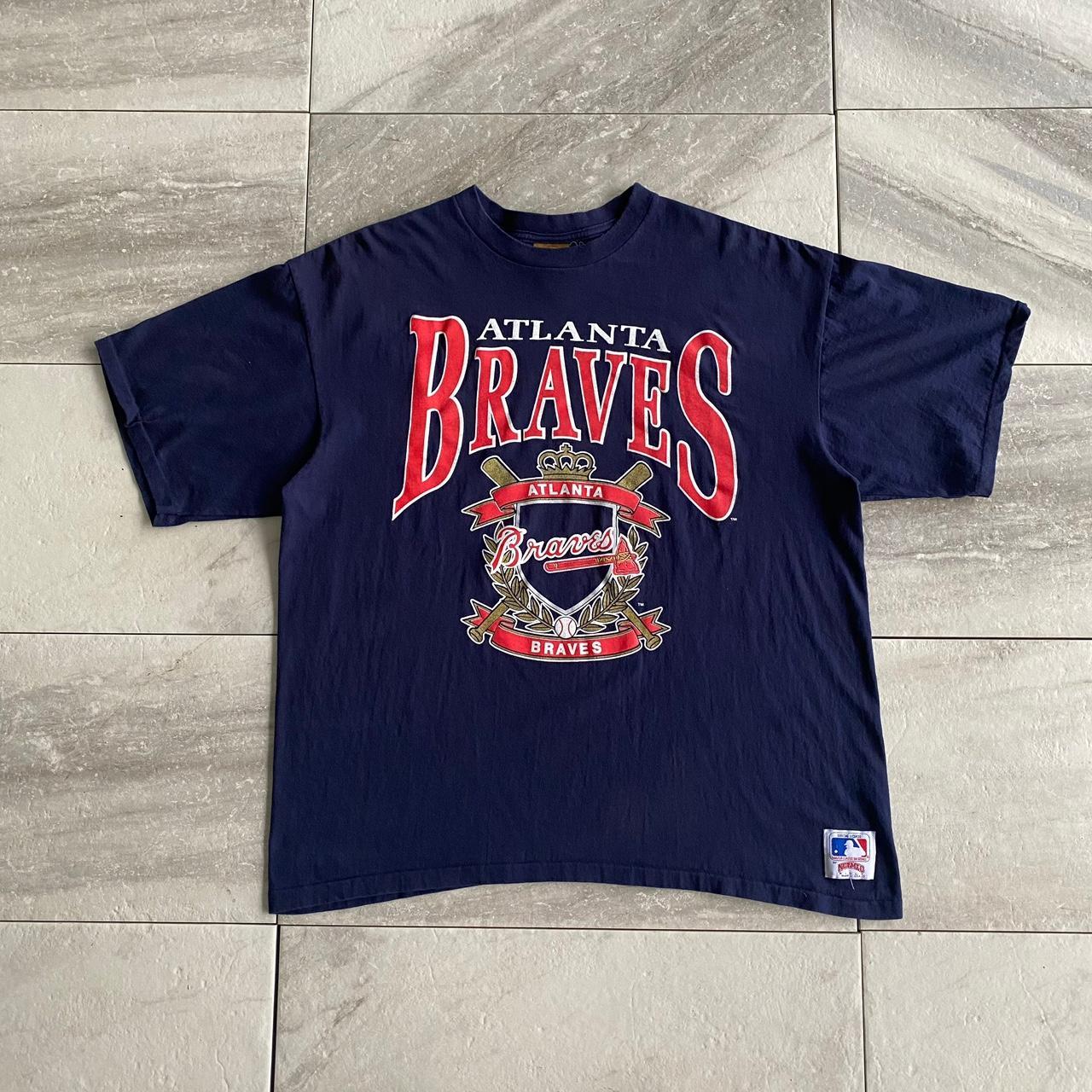 Vintage Atlanta Braves World Series tee by Nutmeg - Depop