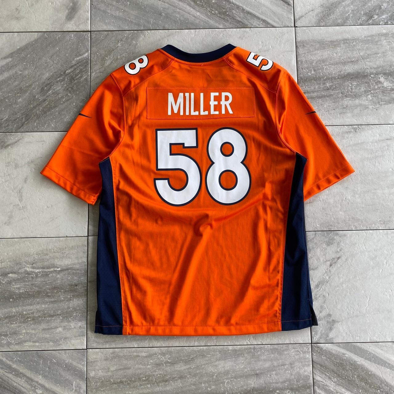 Buy the NFL Men Orange Von Miller Jersey L