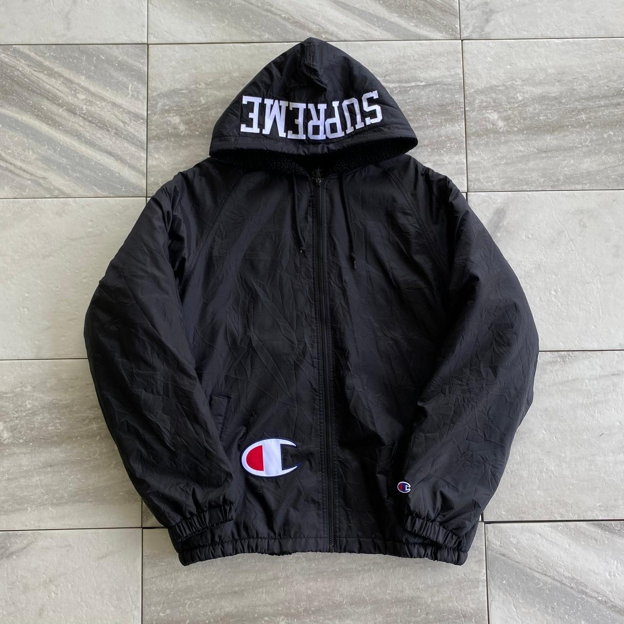 Supreme Champion Sherpa Lined Hooded... - Depop