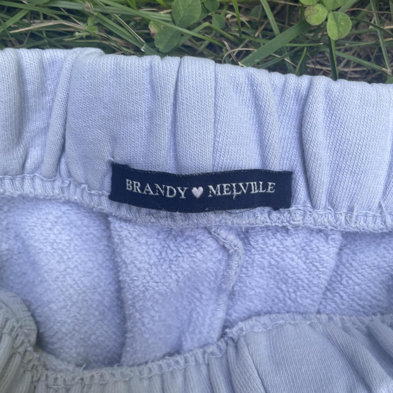 Baby blue Brandy Melville sweatpants Gently... Depop