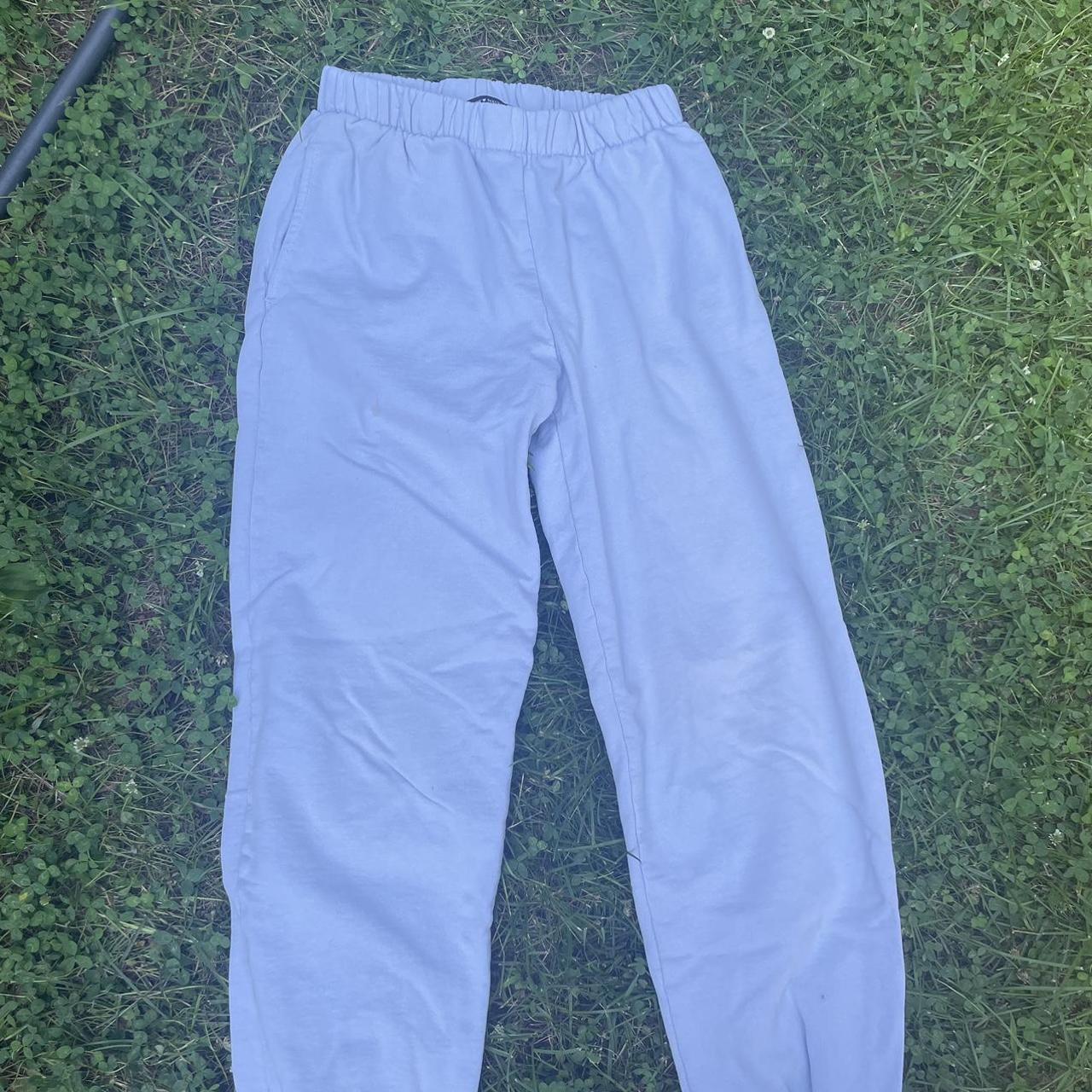 Baby blue Brandy Melville sweatpants Gently... Depop