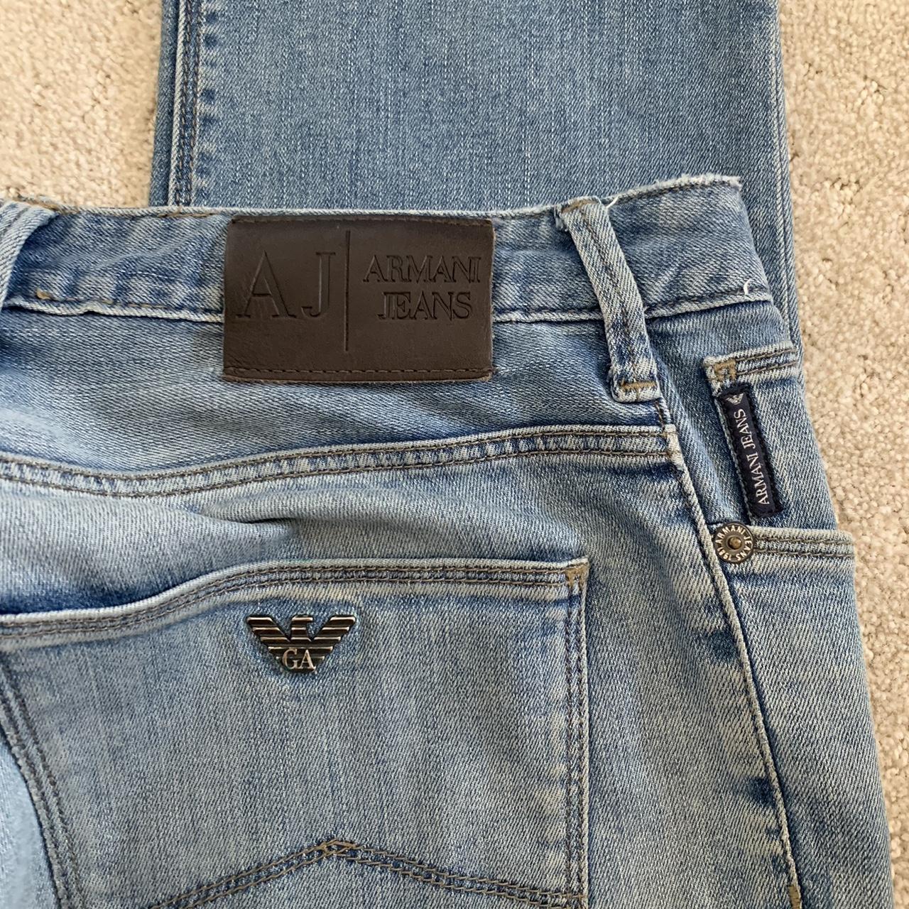 Armani Jeans Men's Blue and Navy Jeans