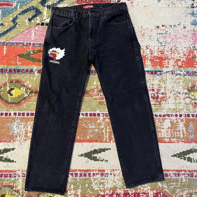 Supreme Gonz Ramm Washed Denim Painter... - Depop