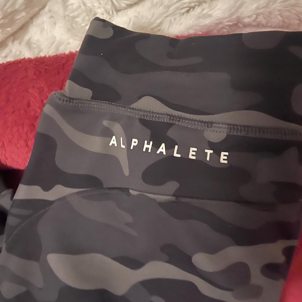 Alphalete red hot sale camo joggers