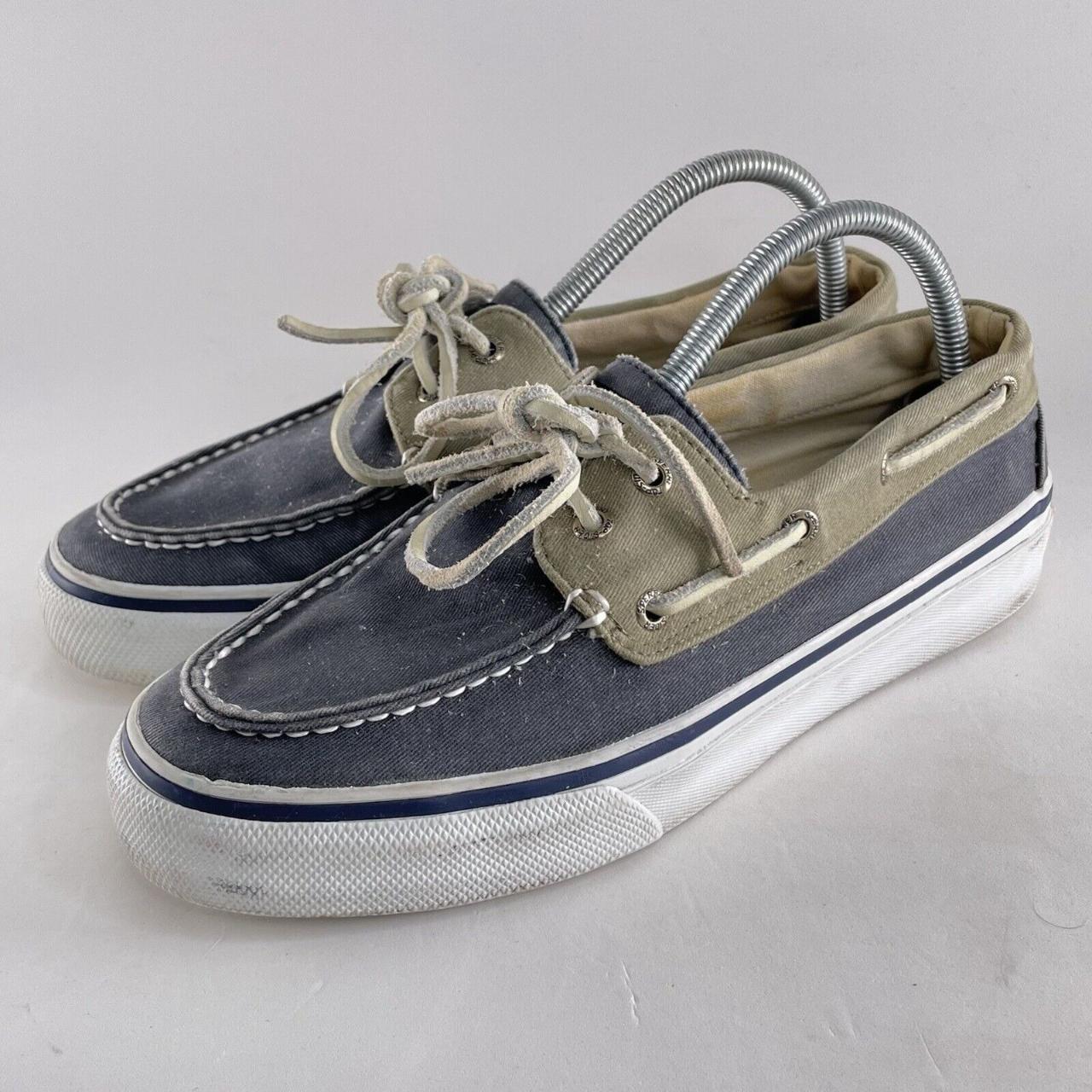Sperry Top Sider Mens Navy Chino Boat Shoe - Main Image