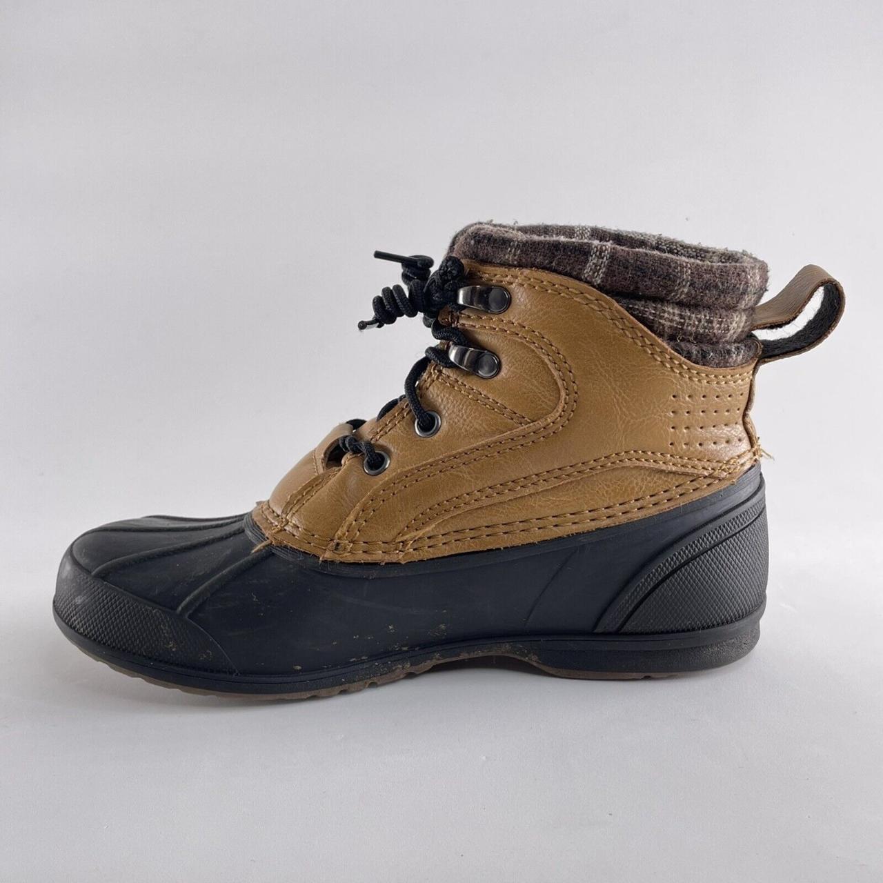 Magellan Outdoor Duck Boots Youth Size 2 D Brown... Depop