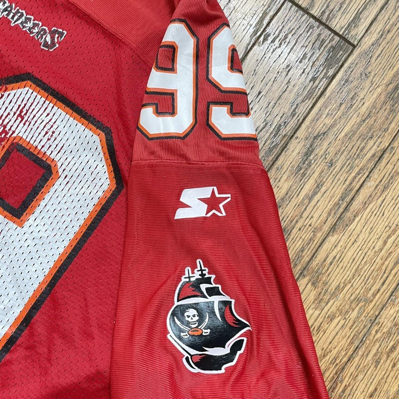 Vintage 1998 Warren Sapp Jersey Starter Buccaneers - Depop