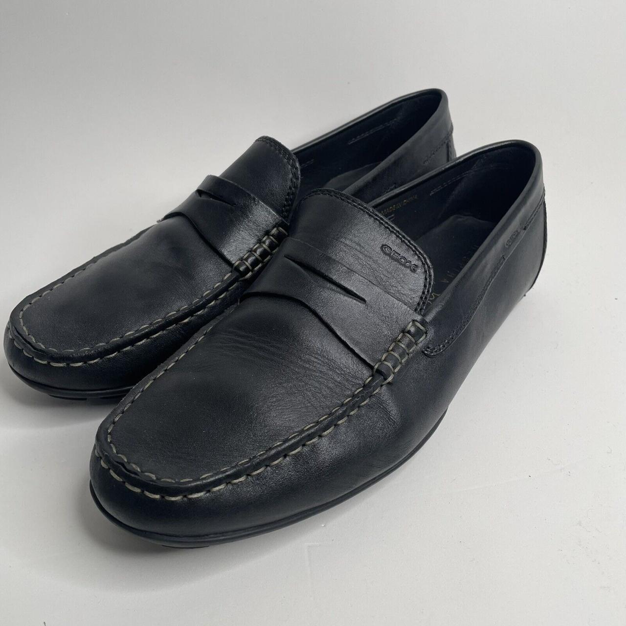 Geox mens hotsell black loafers