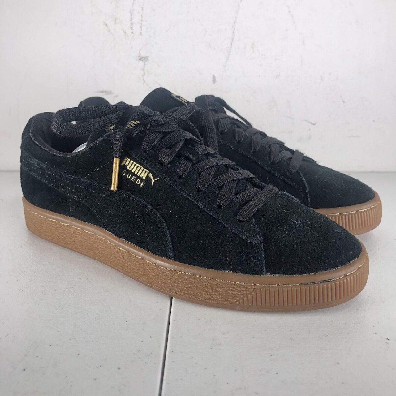 Black puma store platform gum sole