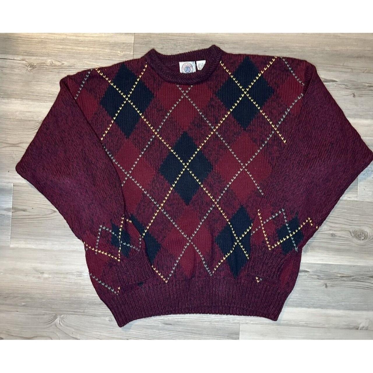 Vintage Cape Isle Knitters Sweater Cotton Ramie Mens... - Depop