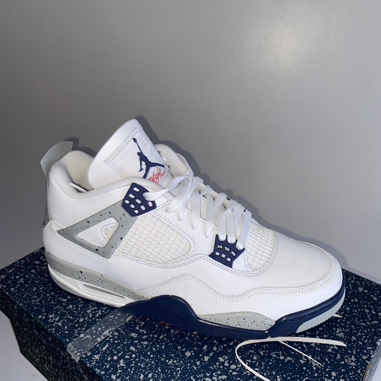 Jordan 4 Midnight Navy Uk 10 Brand new Proof of... - Depop