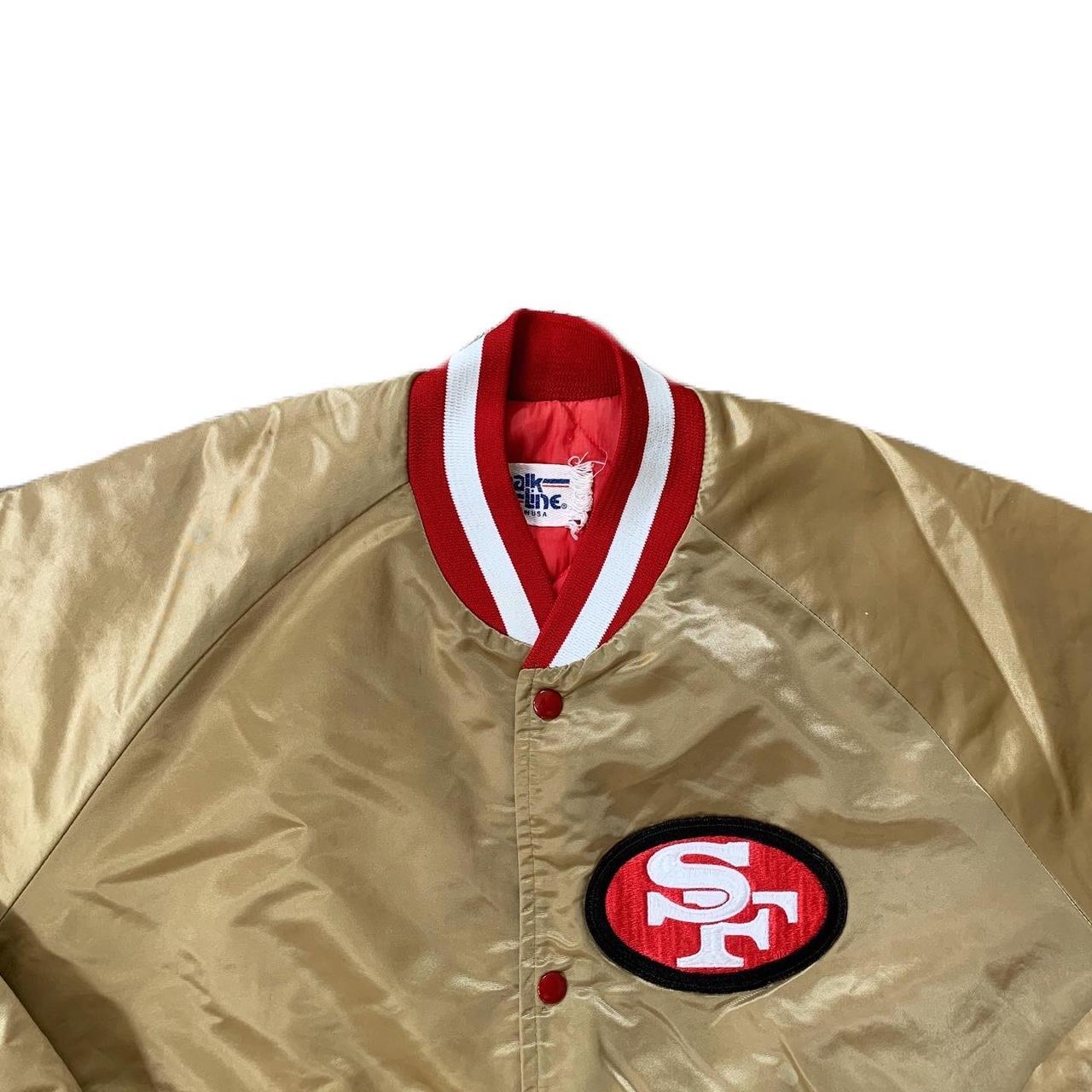 Vintage San Francisco 49ers chalkline jacket - Depop