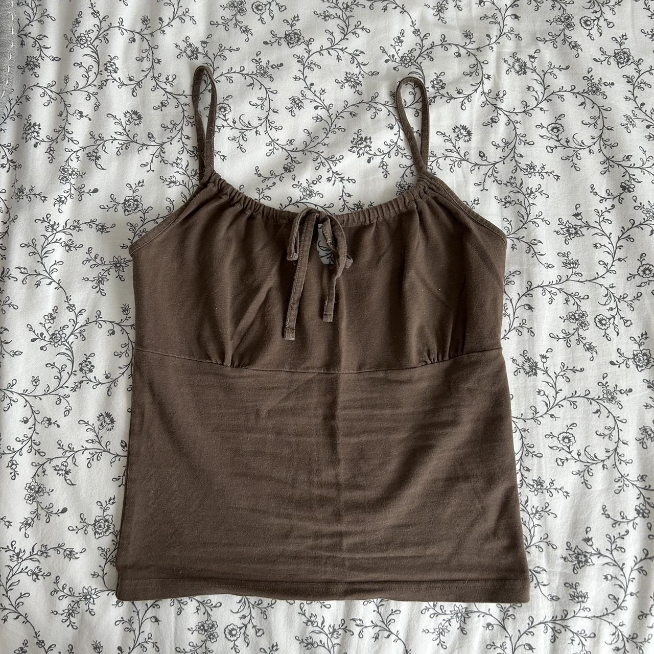 brandy Melville / John Galt brown Jennifer Tank... Depop