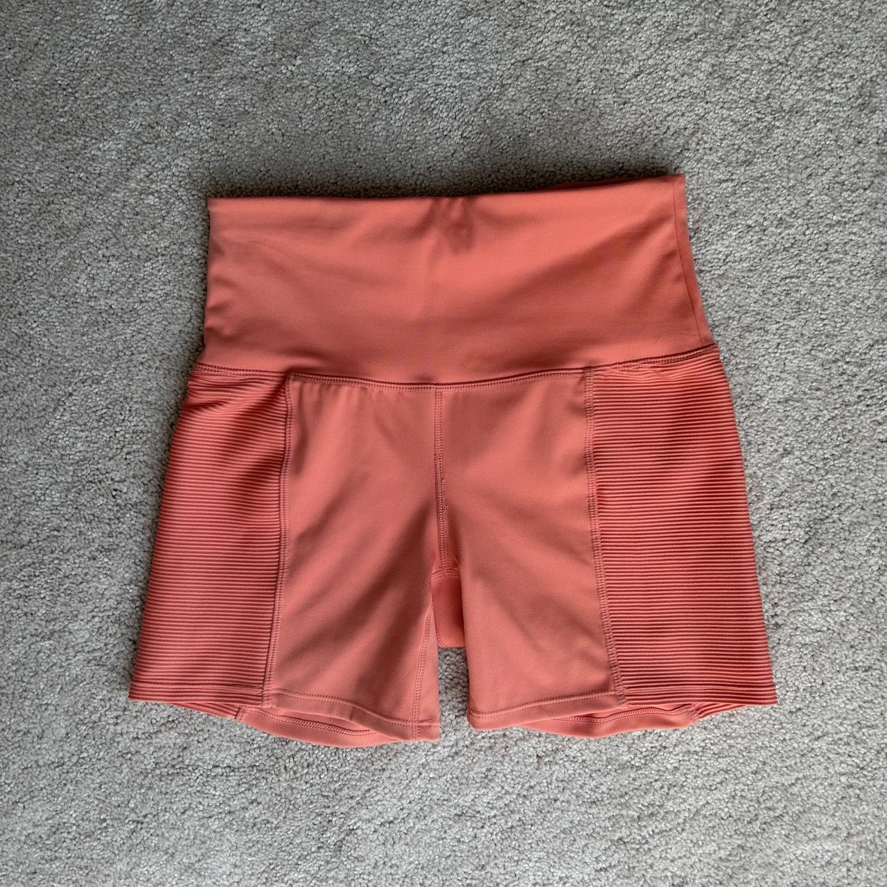 orange bike shorts