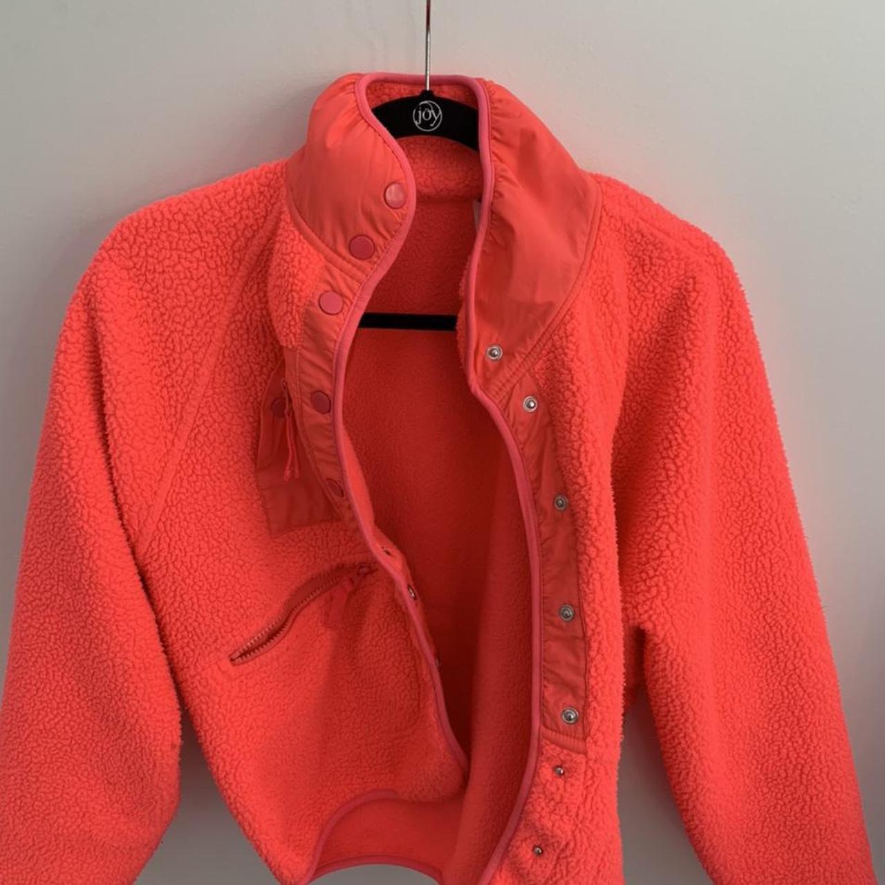 Free People, Hit The Slopes Jacket (Neon Coral)