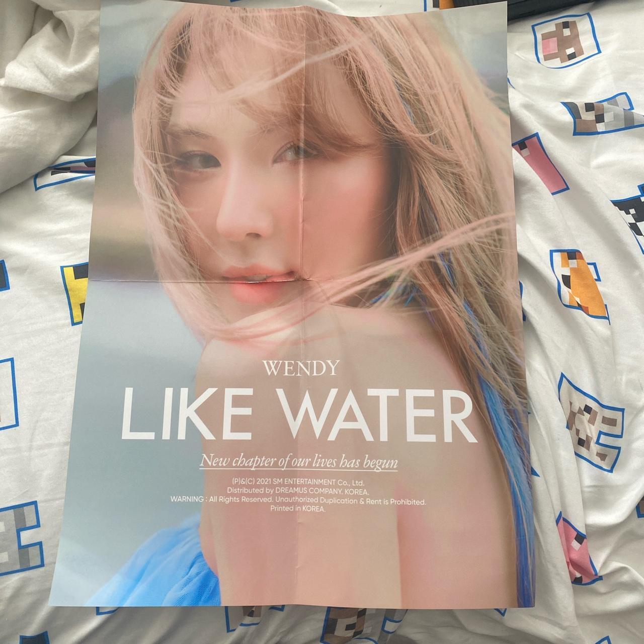 Wendy like water album poster randomly got this with...