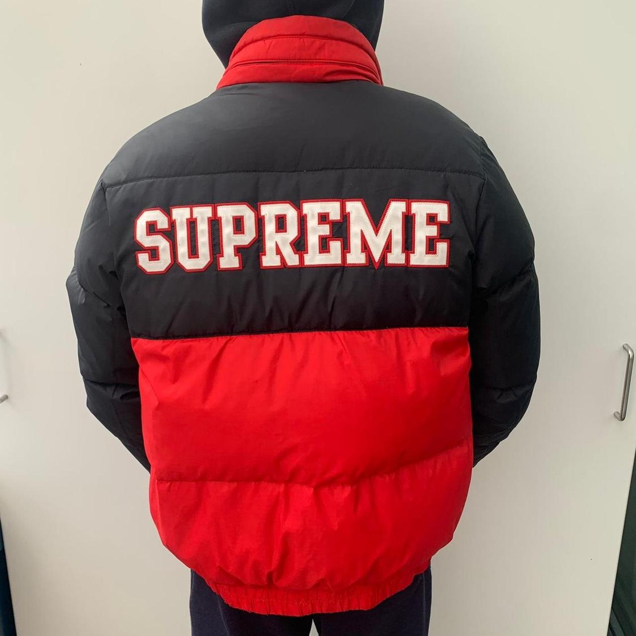 Supreme Men's Black and Red Jacket | Depop