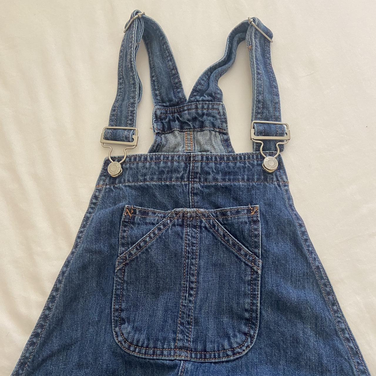 Gap Women's Blue and Navy Dungarees-overalls | Depop