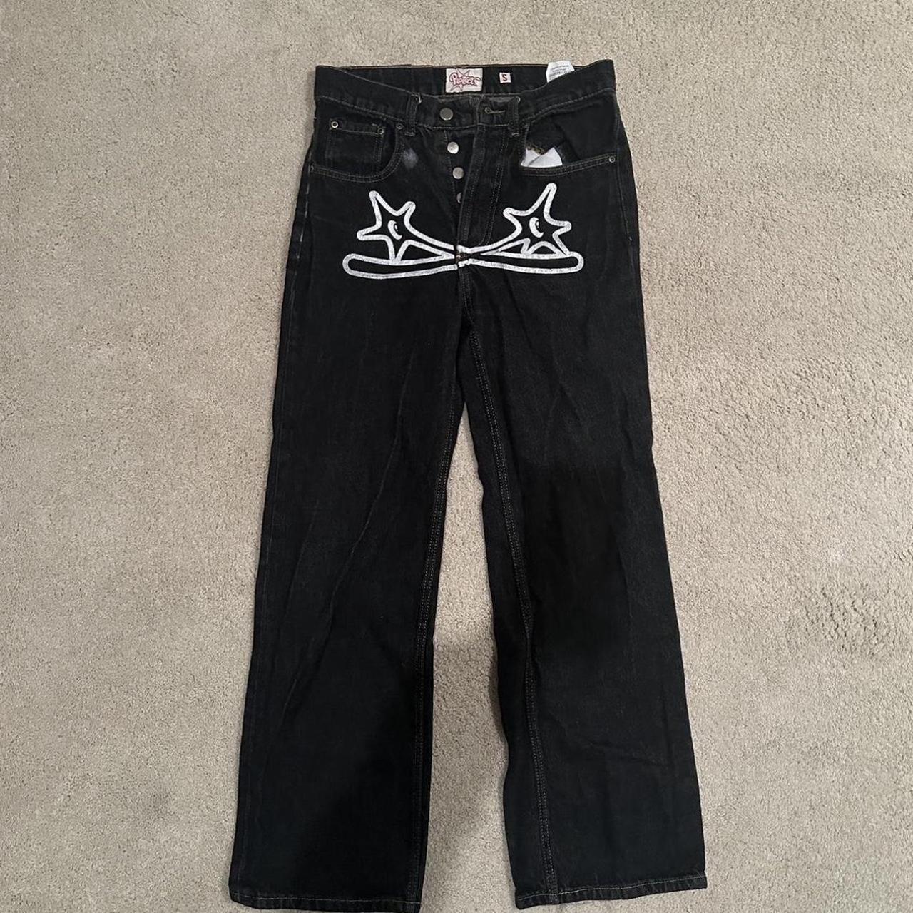 protect ldn jeans size s (repop) willing to trade... Depop