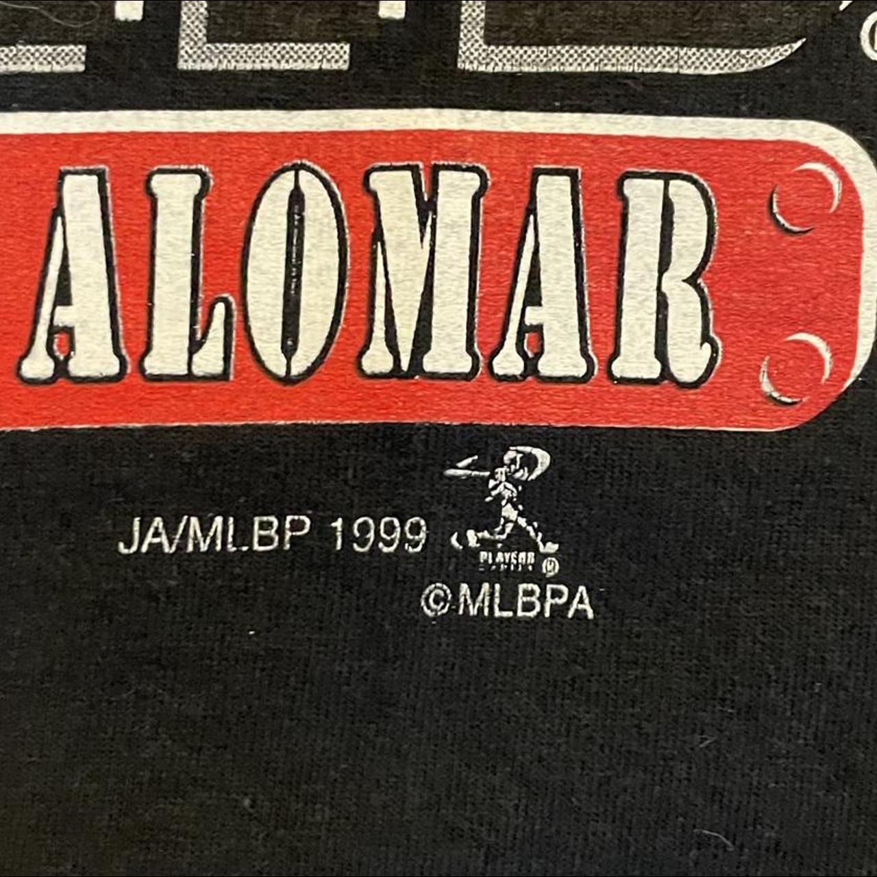 Vintage, Shirts, Vintage 994 Cleveland Indians Roberto Alomar Mlb Player  Tee