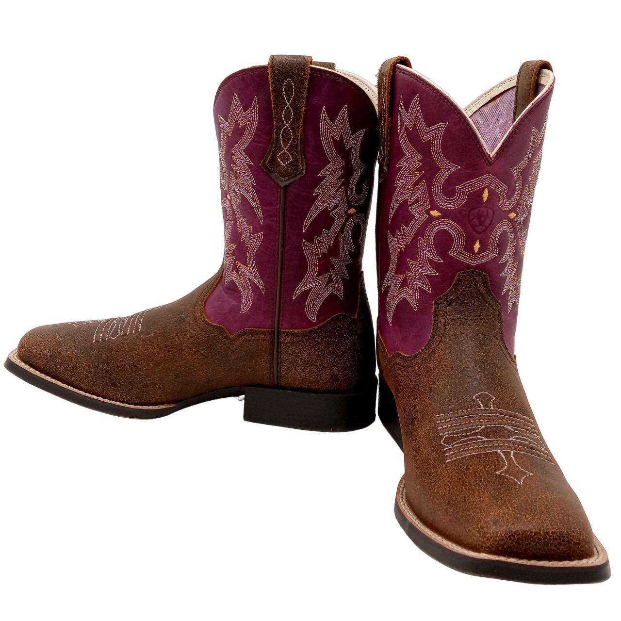 Ariat sales boots purple