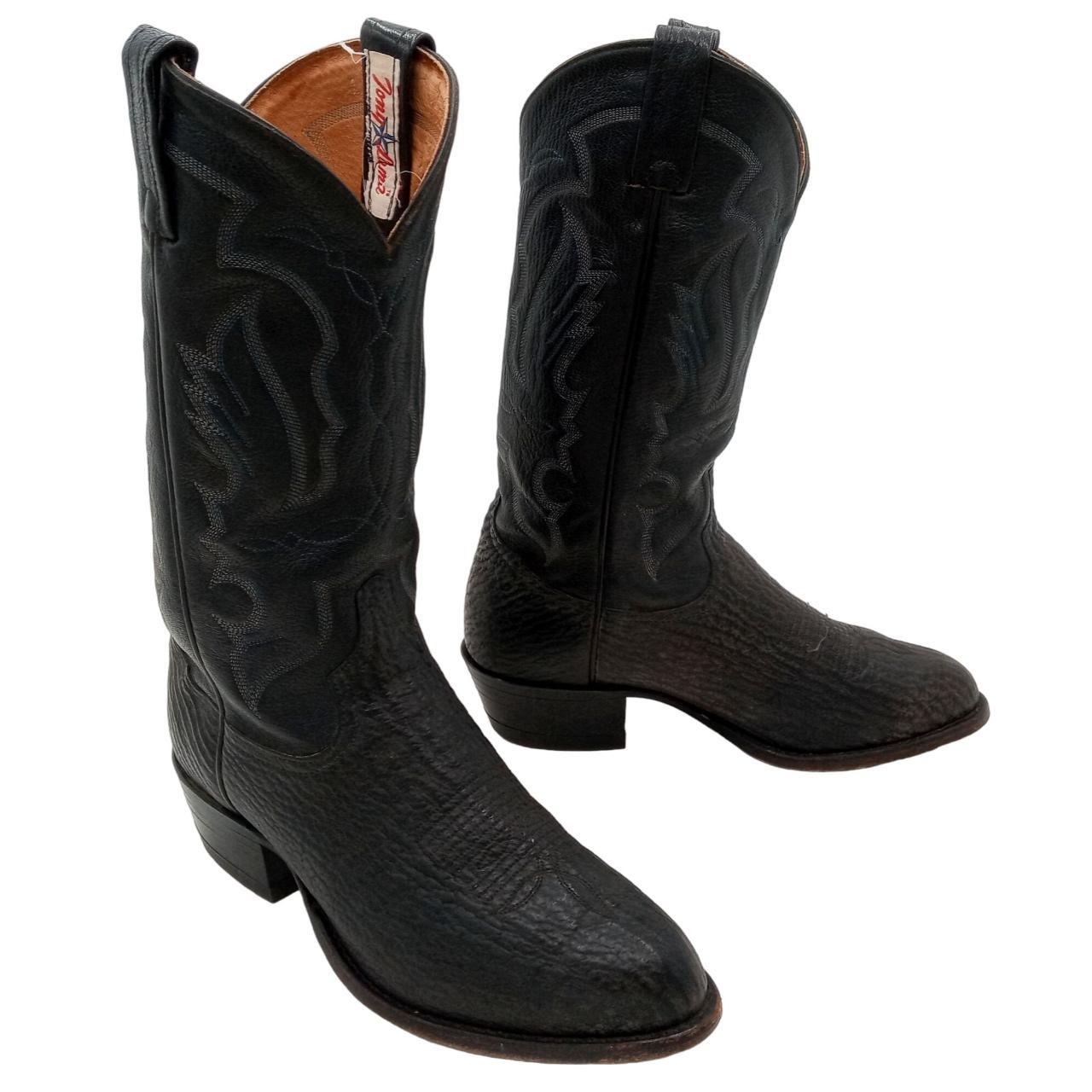 Tony lama hotsell men's black boots