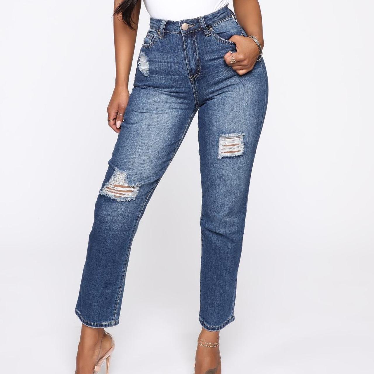 Fashion nova mom jeans best sale