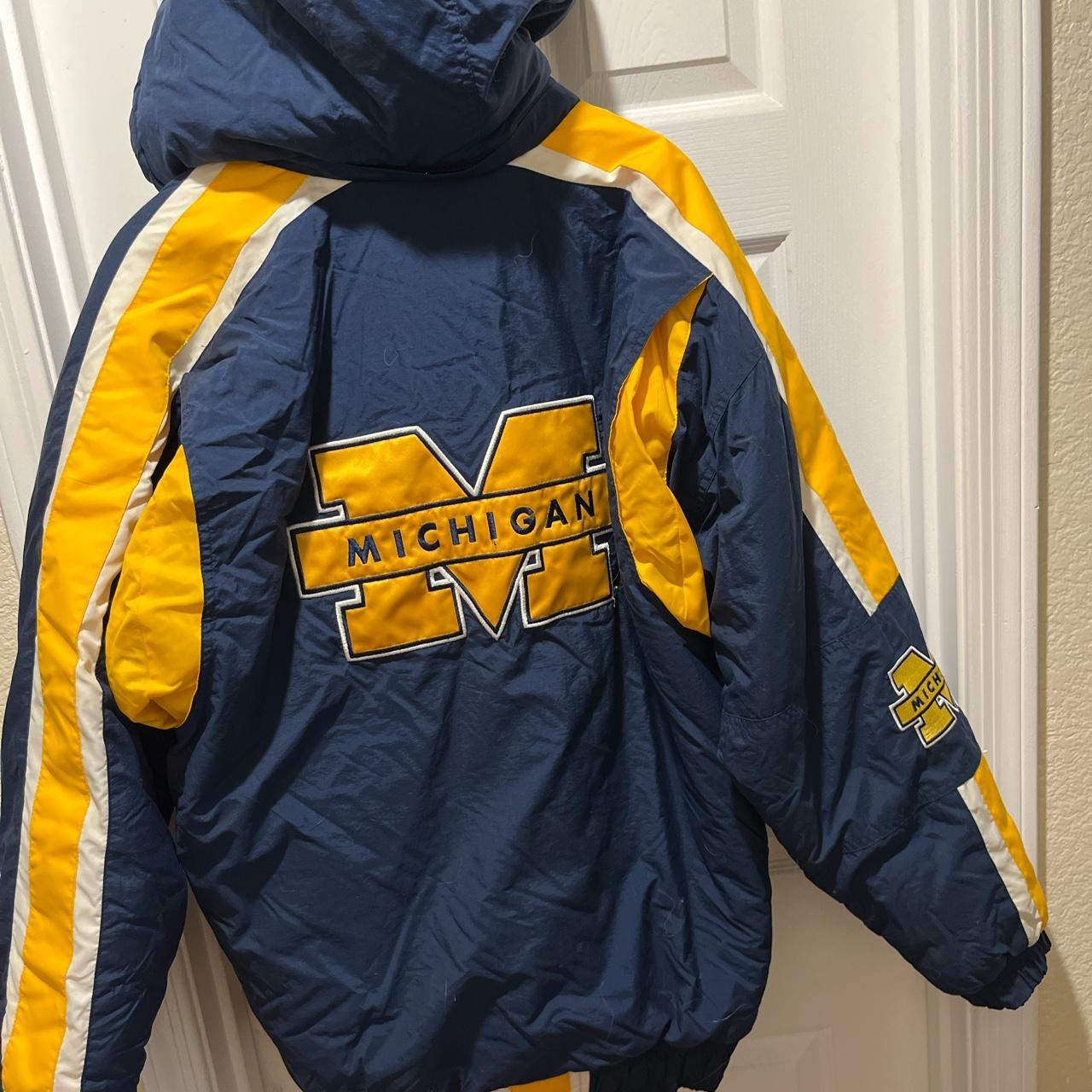 Starter Men's Blue and Yellow Jacket | Depop