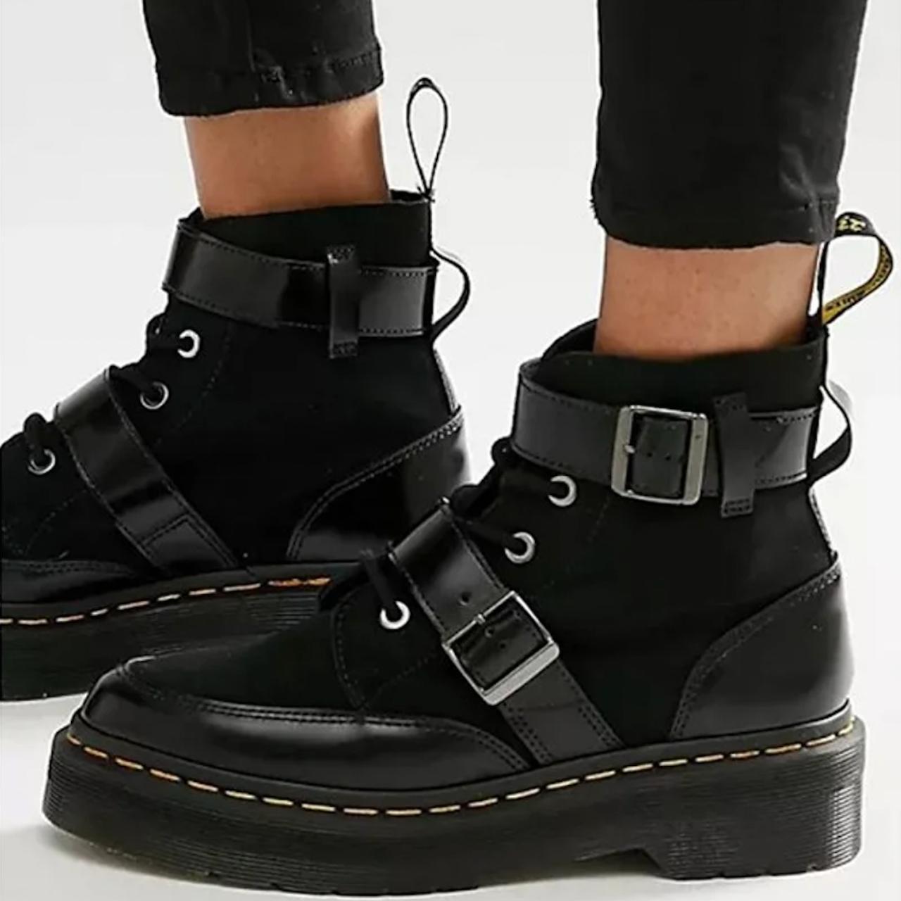 Dr Martens Masha Creeper Docs Suede Leather Ankle...