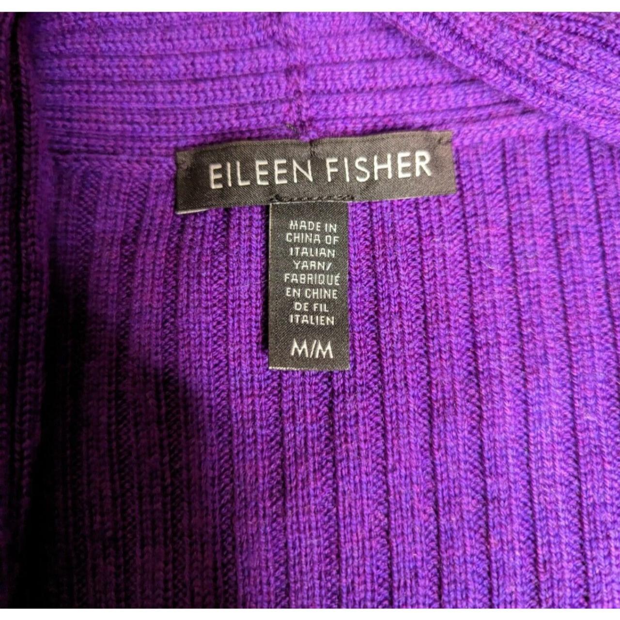 Eileen Fisher Women's Purple Cardigan | Depop