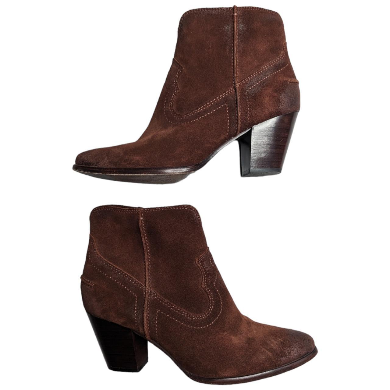 frye brown booties