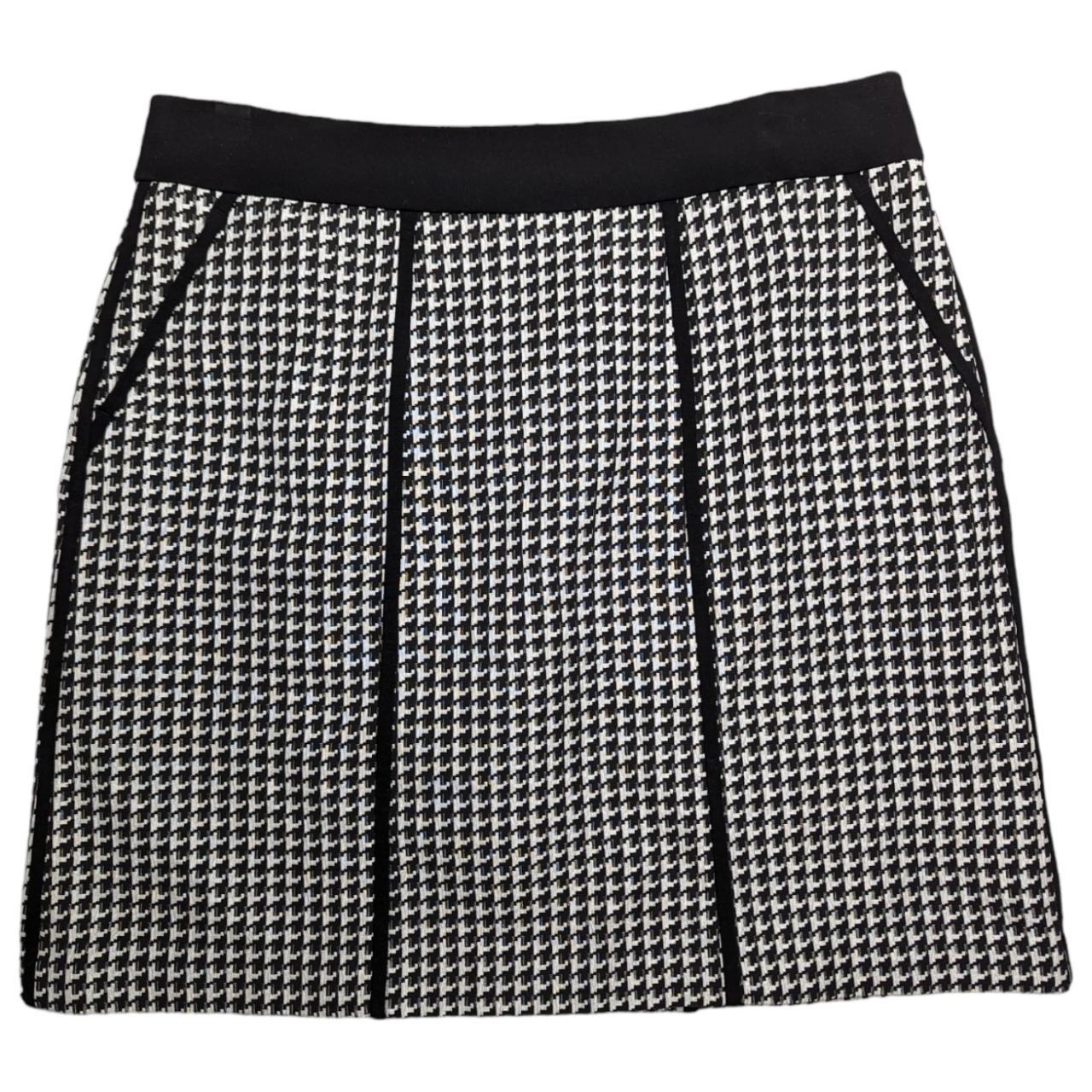 Lafayette 148 Madeline Black White Houndstooth... - Depop