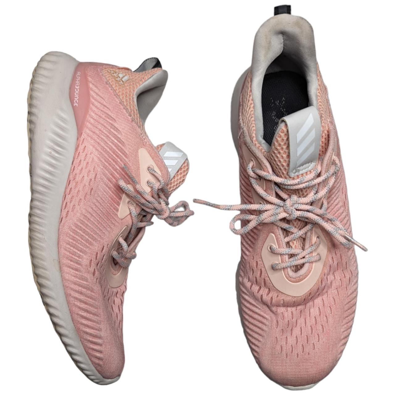 Adidas pink 2025 mesh shoes