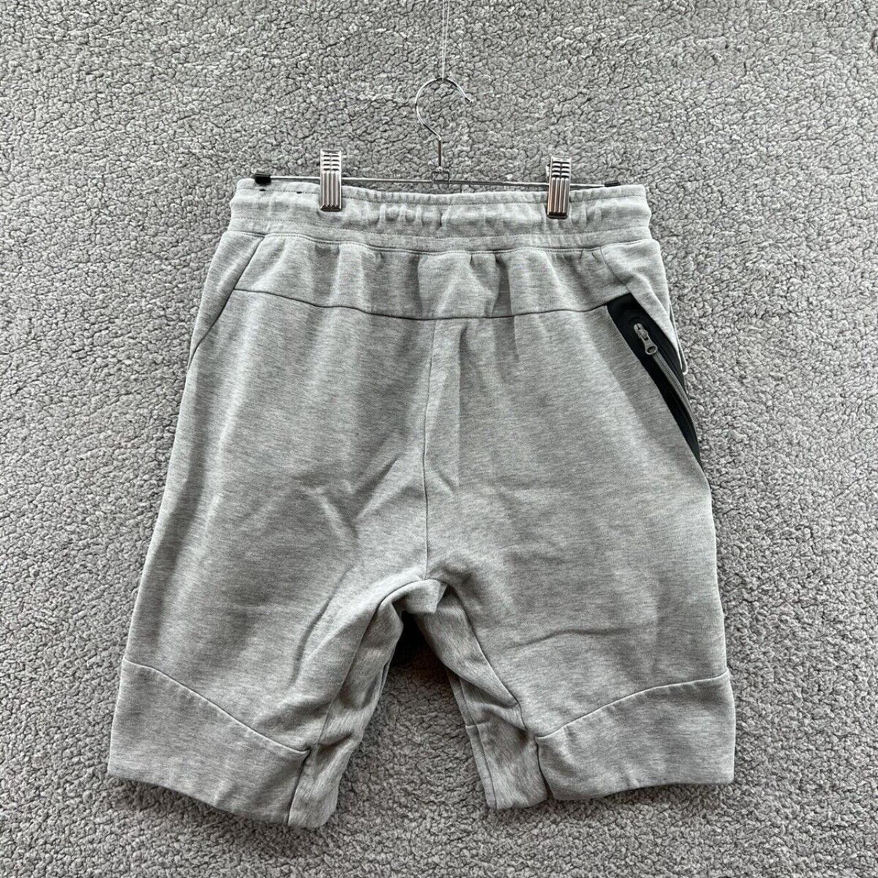 Nike Gray Tech Fleece Shorts Boys Size XL... - Depop