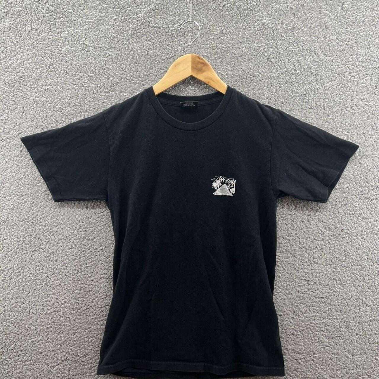 Stussy Worldwide Pyramids Of Giza Black T-Shirt Size... - Depop