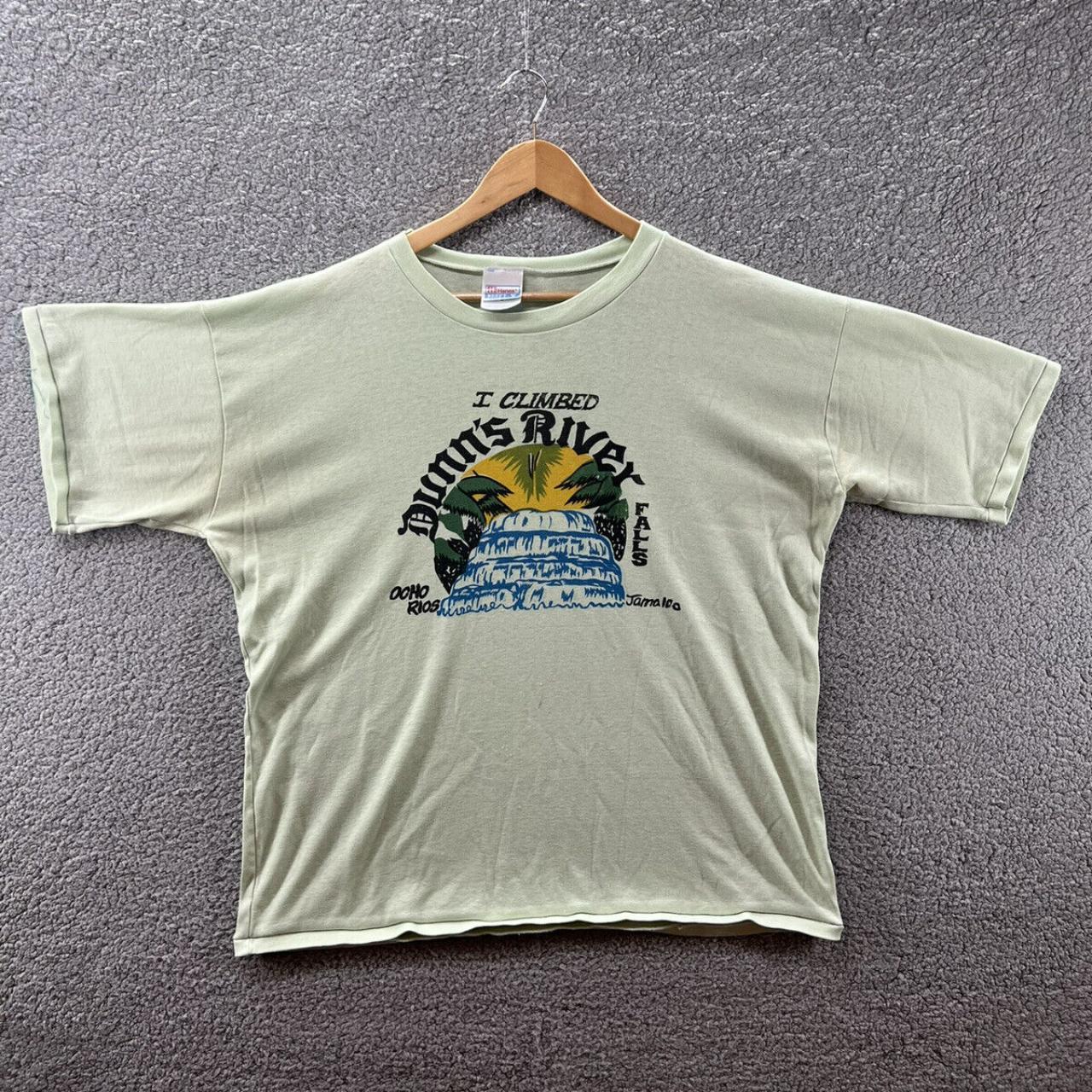 Hanes Vintage I Climbed Dunn’s River Falls Ocho Rios... - Depop