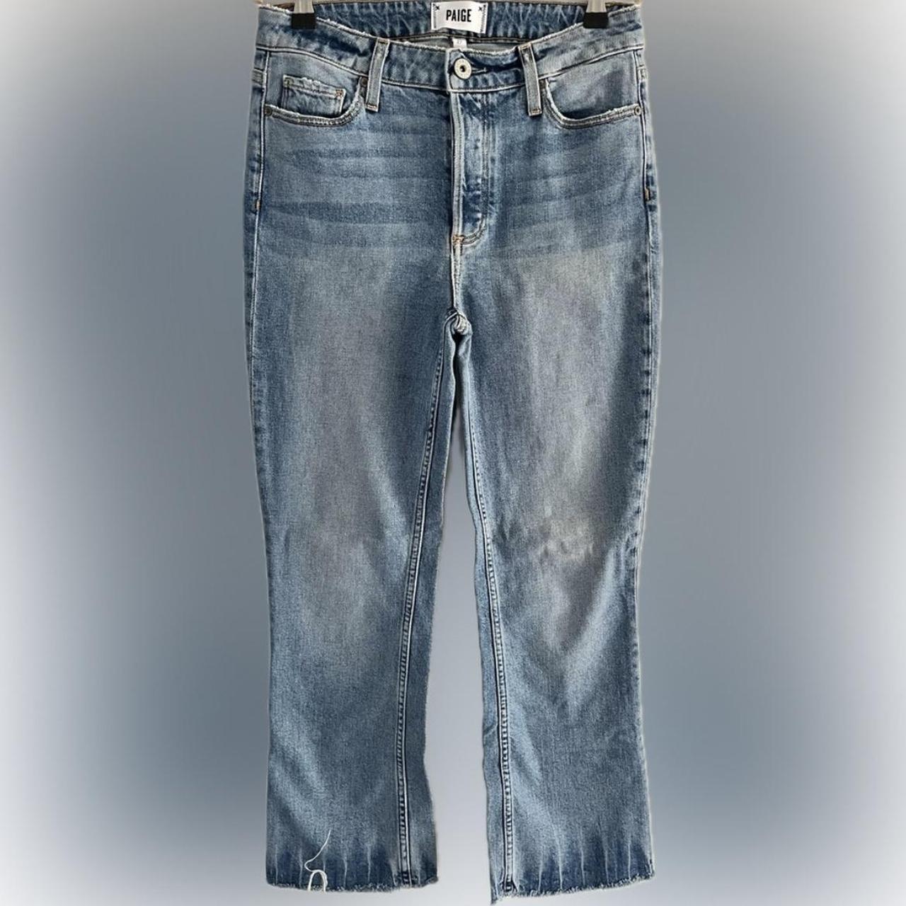 PAIGE Women's Stone-washed Jeans - Blue - 27" – PAIGE denim jeans premium denim cool raw …
