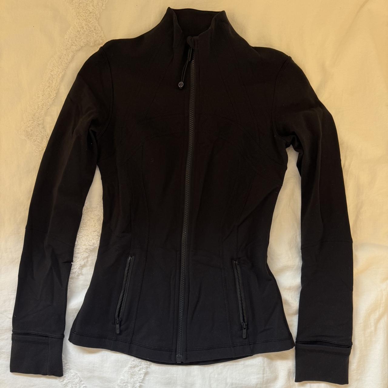 Black Lululemon define jacket size 4. Inner tag is... - Depop