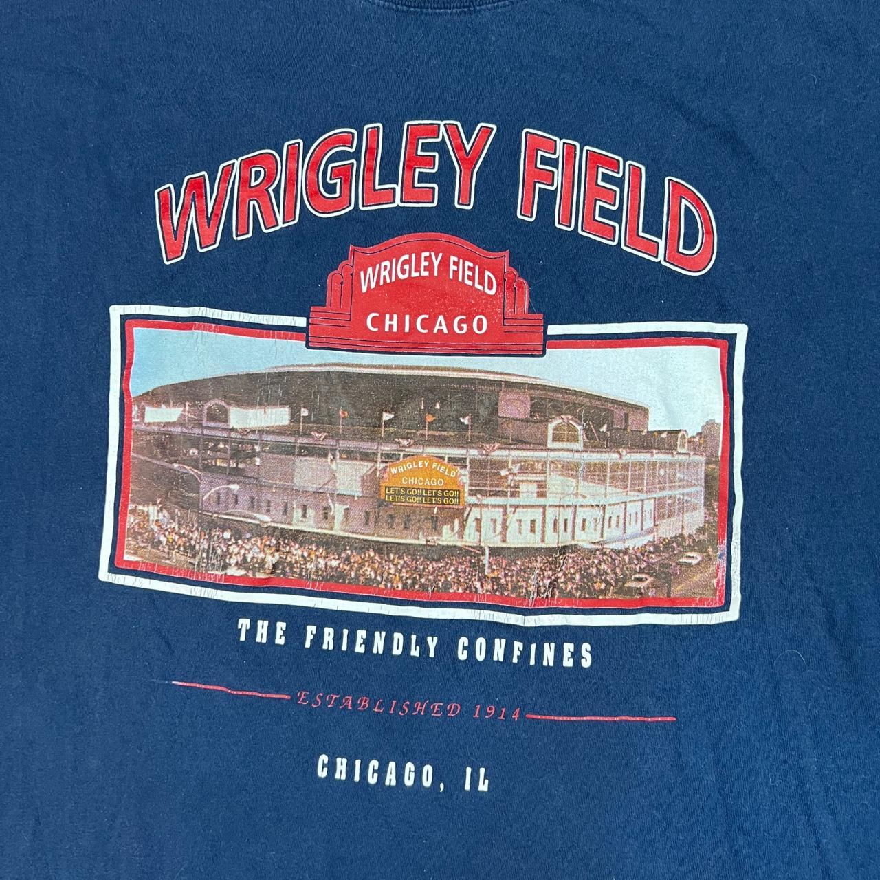 Vintage Chicago Cubs Wrigley Field Shirt Size - Depop