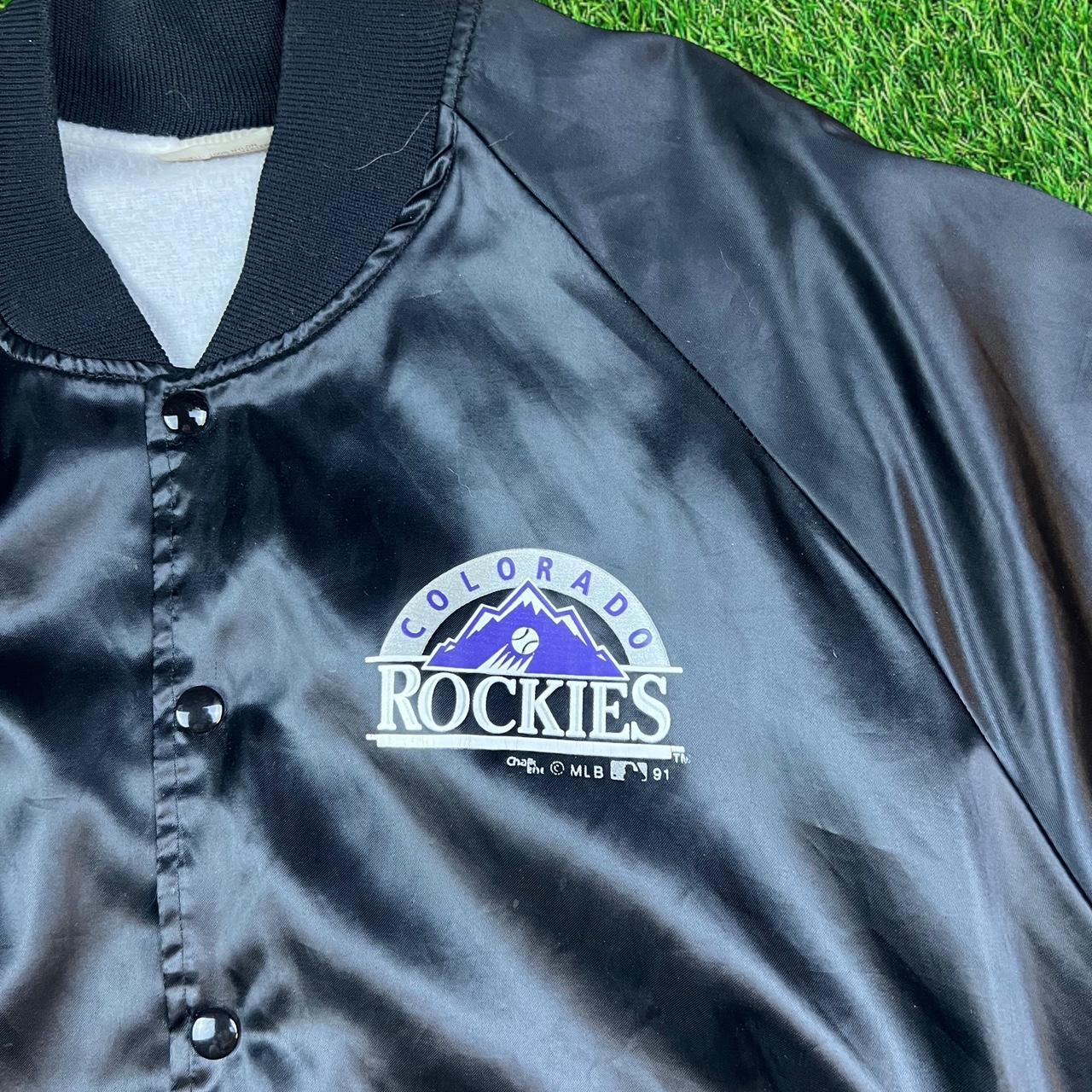 Colorado Rockies Satin Purple Jacket