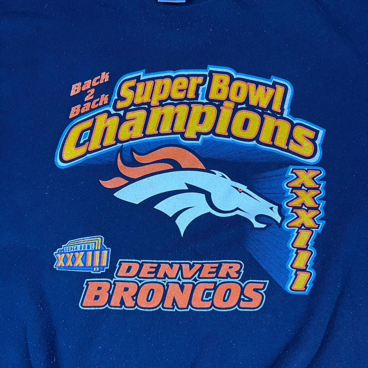 Denver Broncos Super Bowl sweater Championship team - Depop